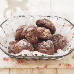 【バレンタインレシピ】　バター不使用　くるみ入りココアクッキー